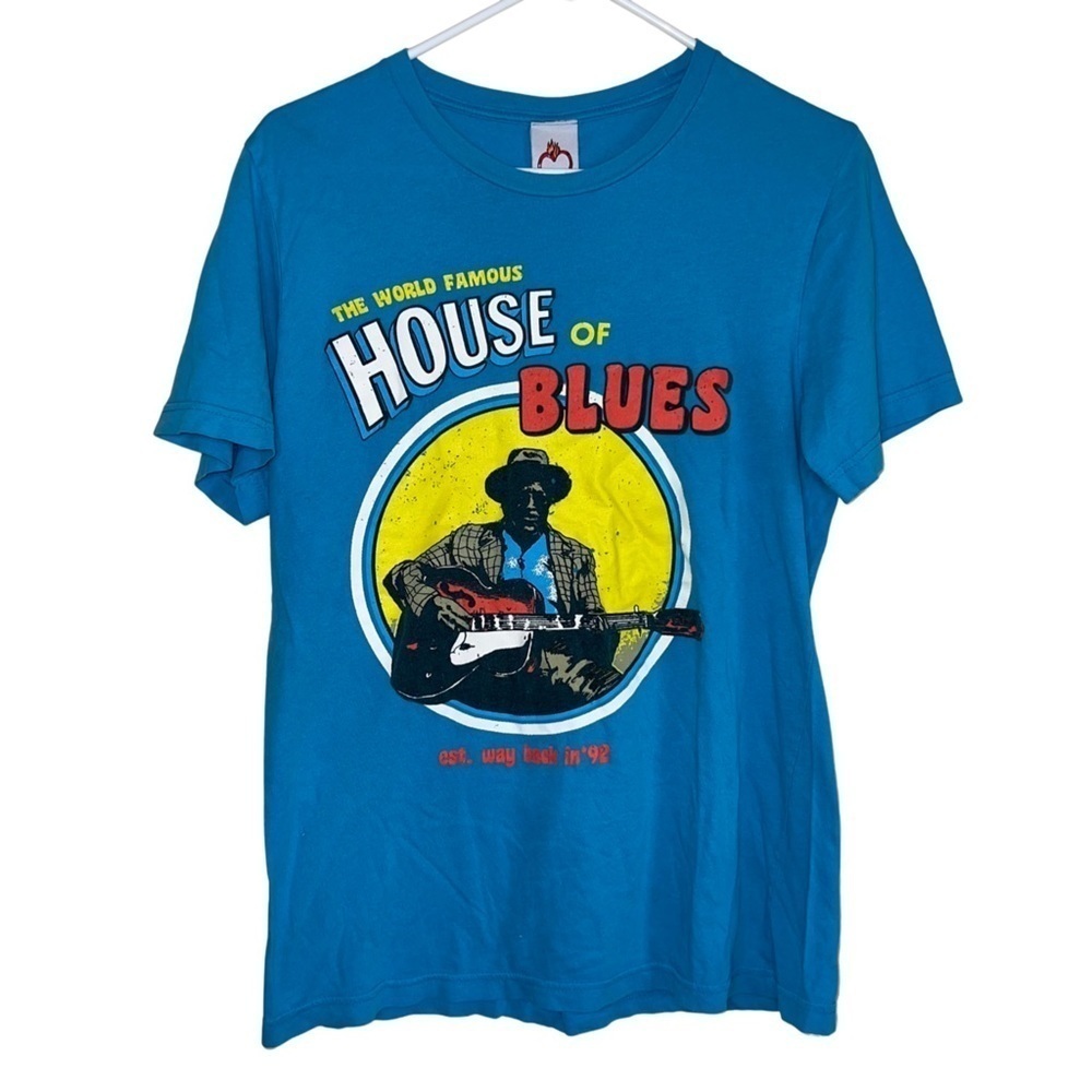 House of Blues “est. way back in ‘92” Official Merchandise Cotton Tee Unisex Med